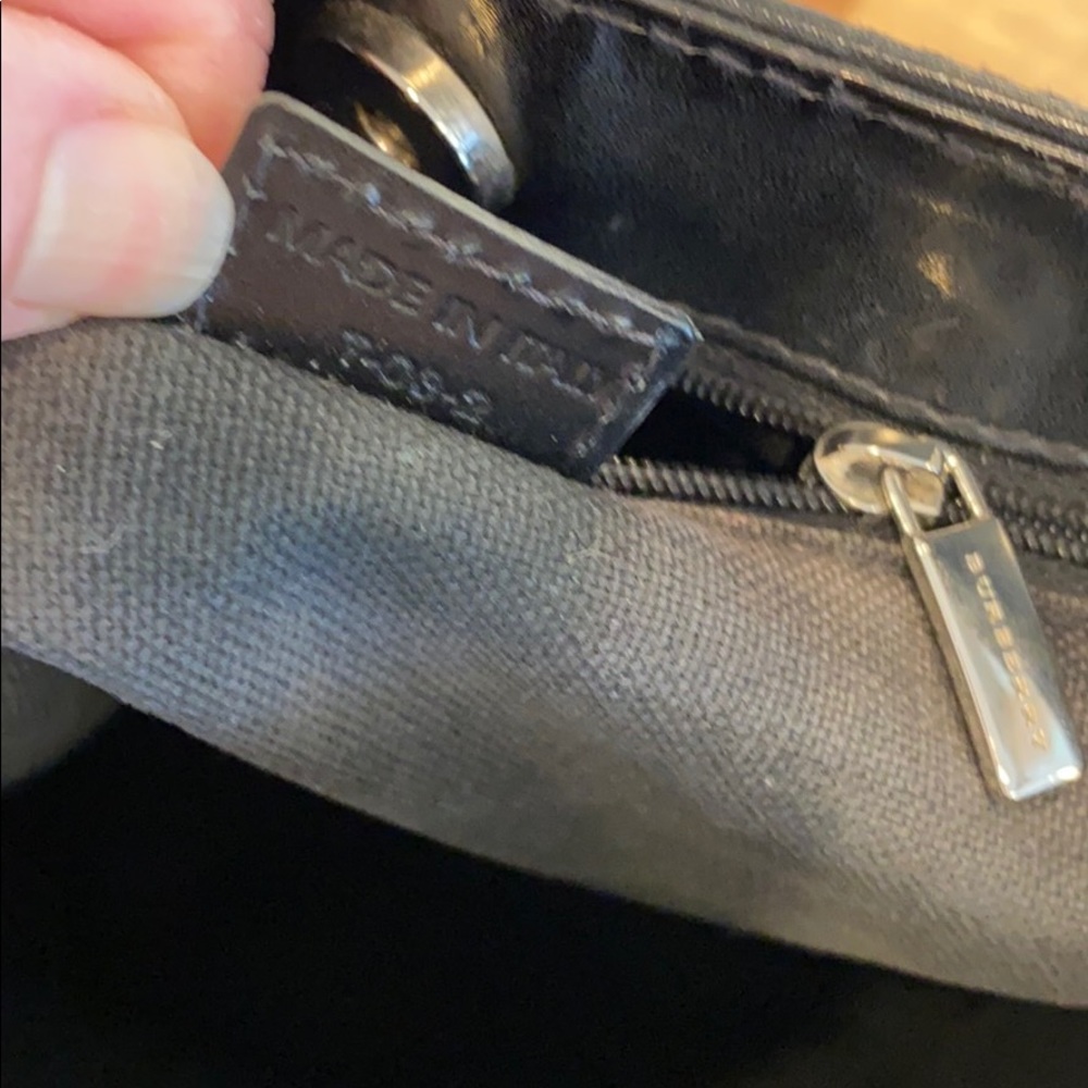 Burberry Authentic Check Tote Bag Black - Picture 7 of 8